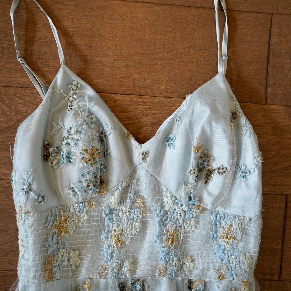 Sue Wong Nocturne Vintage Short Sequined Beaded Embroidered Fairy Dress 6 - Picture 3 of 10